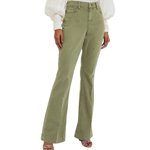 NWT L'AGENCE The Affair Green High Rise Flare Jean in Brigade - Size 26 - Picture 14 of 15